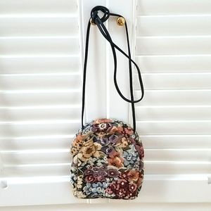 Mini Tapestry Carpet Bag Crossbody